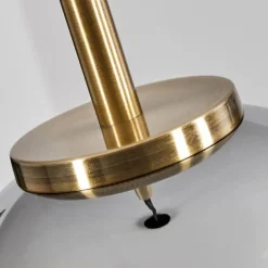 Suspension Verre 15 cm Koyoto Vieux laiton, 1 lumière