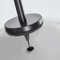 Suspension Verre 25 cm Koyoto Acier inoxydable, Noir, 1 lumière