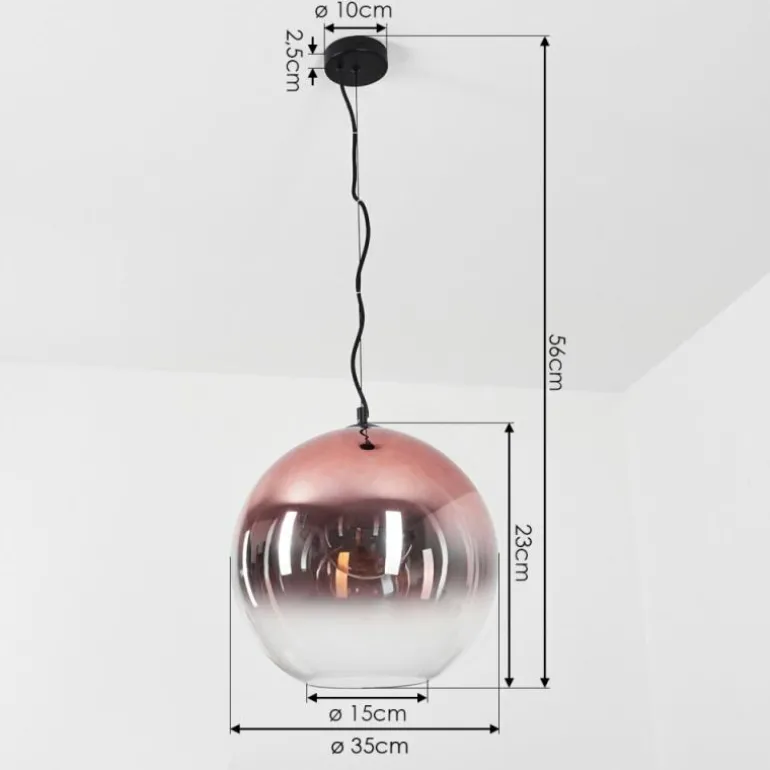 Suspension Versam Noir, 1 lumière