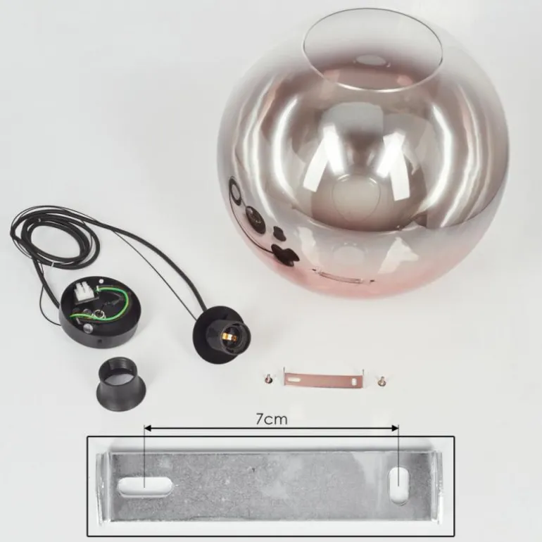 Suspension Versam Noir, 1 lumière