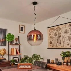 Suspension Versam Noir, 1 lumière