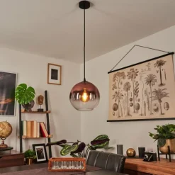 Suspension Versam Noir, 1 lumière