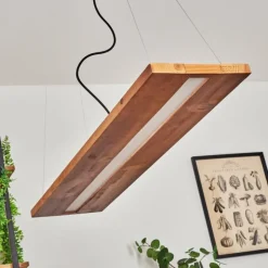 Suspension Versoix LED Chrome, Noir, 1 lumière