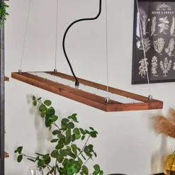 Suspension Versoix LED Chrome, Noir, 1 lumière