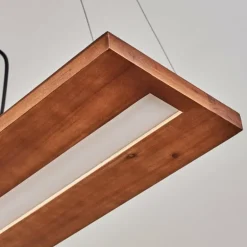 Suspension Versoix LED Chrome, Noir, 1 lumière