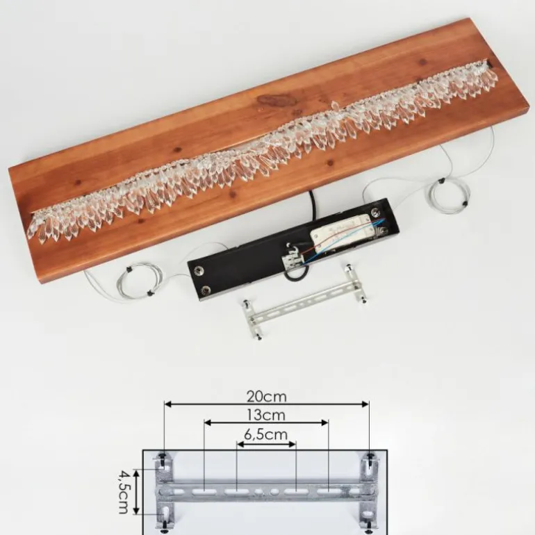 Suspension Versoix LED Chrome, Noir, 1 lumière