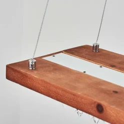 Suspension Versoix LED Chrome, Noir, 1 lumière