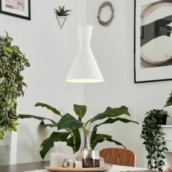 Suspension Vijes Blanc, 1 lumière