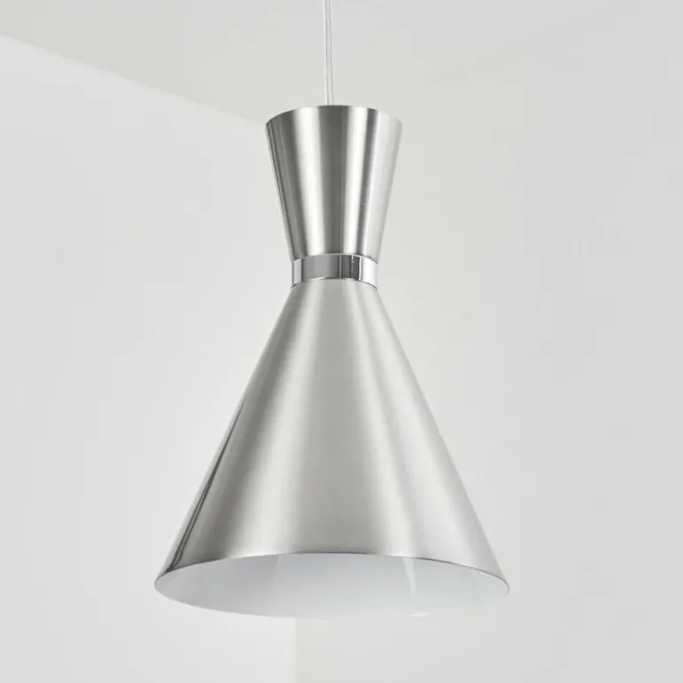 Suspension Vijes Nickel mat, 1 lumière