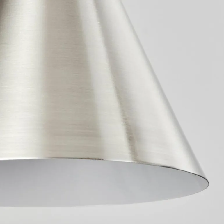 Suspension Vijes Nickel mat, 4 lumières