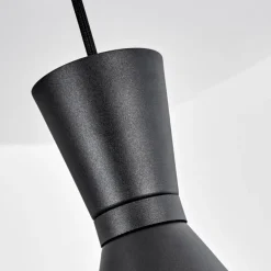 Suspension Vijes Noir, 1 lumière