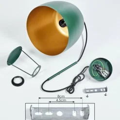 Suspension Viking Vert, 1 lumière