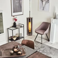 Suspension Vimodrone Nickel mat, 1 lumière