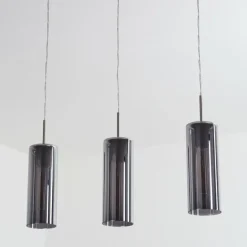 Suspension Vimodrone Nickel mat, 3 lumières