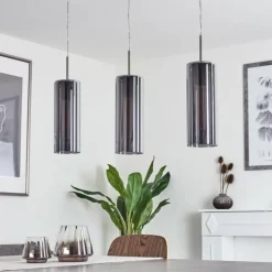 Suspension Vimodrone Nickel mat, 3 lumières