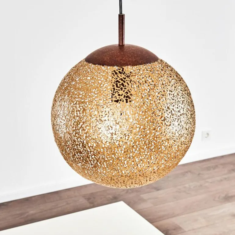 Suspension Virga Rouille, 1 lumière