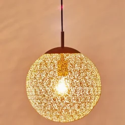 Suspension Virga Rouille, 1 lumière