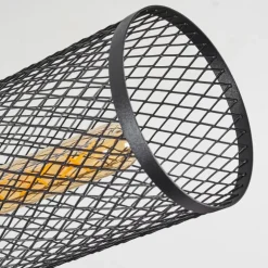 Suspension Vislanda Noir, 1 lumière