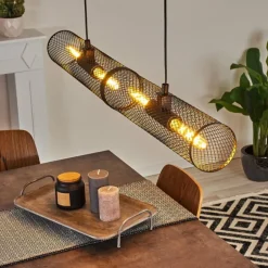 Suspension Vislanda Noir, 1 lumière