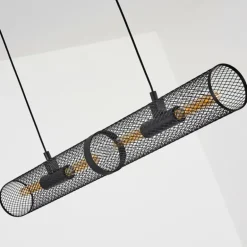 Suspension Vislanda Noir, 1 lumière