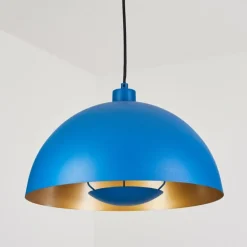 Suspension Vivian Bleu, 1 lumière