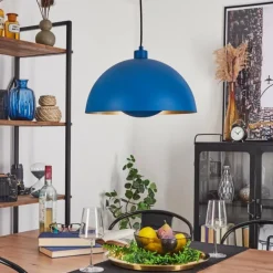 Suspension Vivian Bleu, 1 lumière