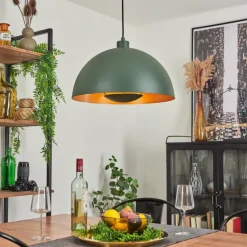 Suspension Vivian Vert, 1 lumière