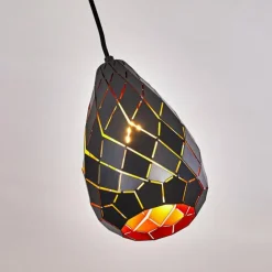 Suspension Wallis Anthracite, Rouille, 1 lumière