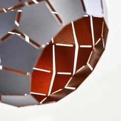 Suspension Wallis Anthracite, Rouille, 1 lumière