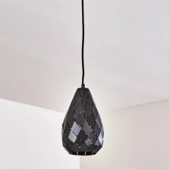 Suspension Wallis Anthracite, Rouille, 1 lumière