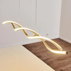 Suspension Wellington LED Acier inoxydable, 2 lumières