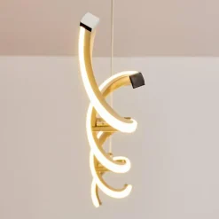 Suspension Wellington LED Acier inoxydable, 2 lumières