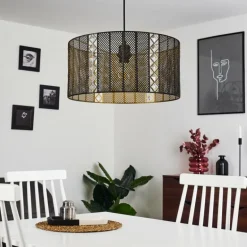 Suspension Westlake Noir, 1 lumière