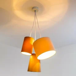 Suspension WIMIN Blanc, 3 lumières
