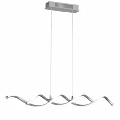 Suspension Wofi BONNEY LED Nickel mat, 1 lumière