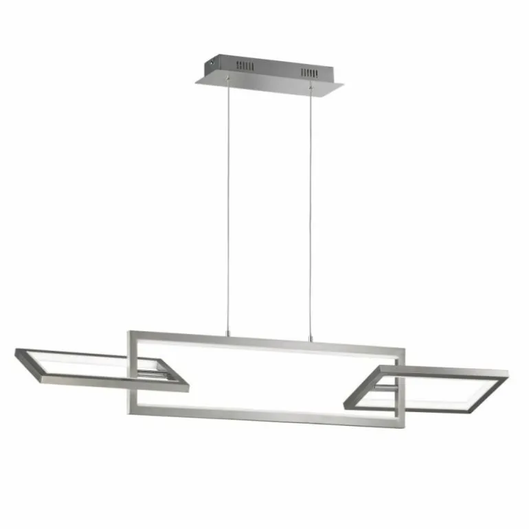 Suspension WOFI MURIEL LED Nickel mat, 1 lumière