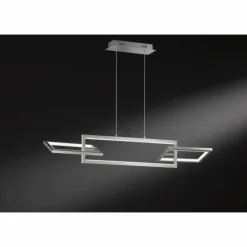Suspension WOFI MURIEL LED Nickel mat, 1 lumière