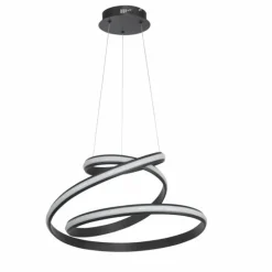 Suspension WOFI TESS LED Noir, 1 lumière