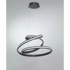 Suspension WOFI TESS LED Noir, 1 lumière