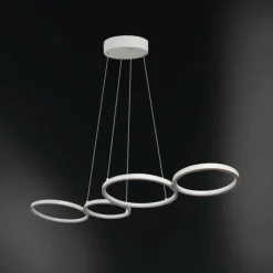 Suspension WOFI VIKA LED Blanc, 1 lumière