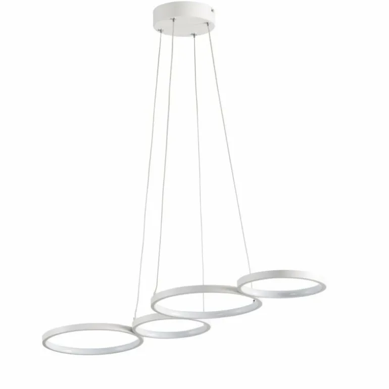 Suspension WOFI VIKA LED Blanc, 1 lumière