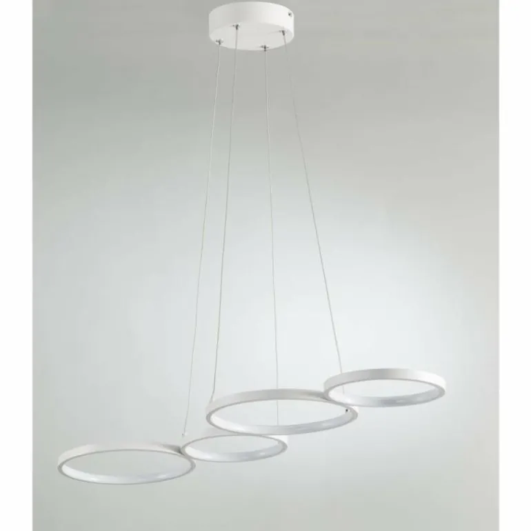 Suspension WOFI VIKA LED Blanc, 1 lumière