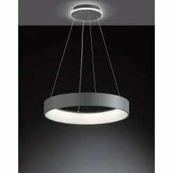 Suspension Wofi-Leuchten SHAY LED Gris, 1 lumière