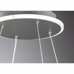 Suspension Wofi-Leuchten SHAY LED Gris, 1 lumière