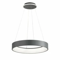 Suspension Wofi-Leuchten SHAY LED Gris, 1 lumière