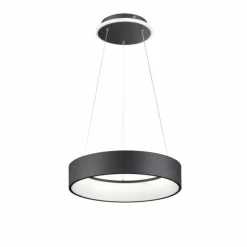 Suspension Wofi-Leuchten SHAY LED Noir, 1 lumière