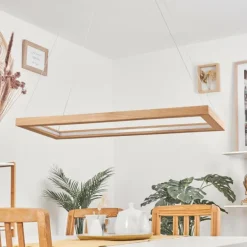 Suspension Zeve LED Écru, 1 lumière