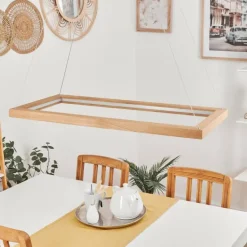 Suspension Zeve LED Écru, 1 lumière