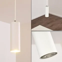 Suspension Zuoz Blanc, 1 lumière