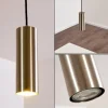 Suspension Zuoz Nickel mat, 1 lumière